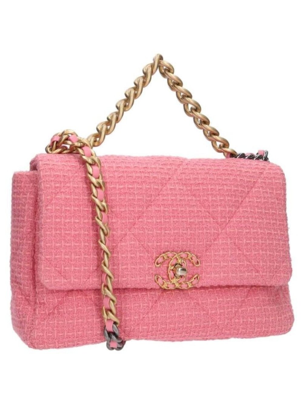Chanel 19 Large Tweed Shoulder Bag
